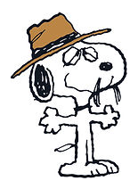 Spike standing upright with his hat, whiskers, skinny body, and feet all visible